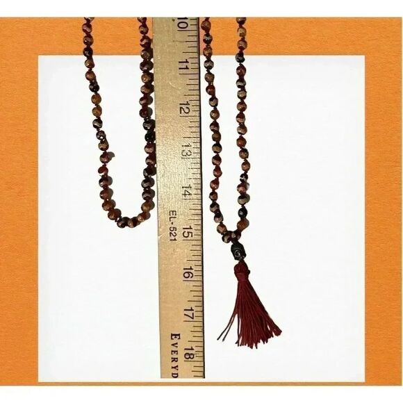 Mala Prayer Beaded Necklace  - Picture 3 of 7